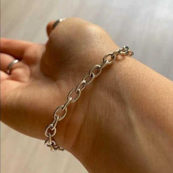 NEW 925 STERLING SILVER LOVE HEART TIE BRACELET, NICE BRACELET, CUTE BRACELET - Picture 5 of 6